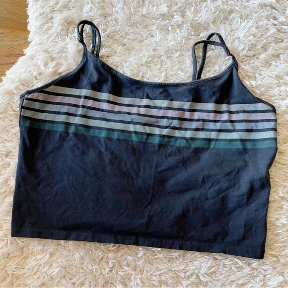 American Eagle spaghetti strap crop camisole tank top juniors size large L - Picture 1 of 5